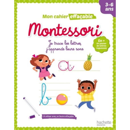 Je trace les lettres- j'apprends leurs sons Montessori