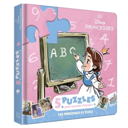 Mon Petit Livre Puzzle Disney Princesses. Les princesses à l'école. 5 puzzles pour raconter l'histoire