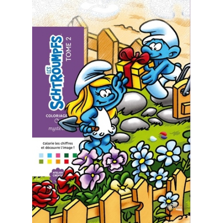 Coloriages mystères Schtroumpfs. - Tome 2