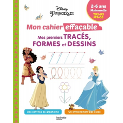 Mes premiers tracés- formes et dessins Disney Princesses. Maternelle TPS-PS-MS-GS