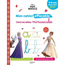 J'écris les lettres minuscules La Reine des Neiges 2 Maternelle MS-GS