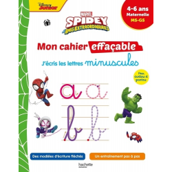 J'écris les lettres minuscules Maternelle MS-GS. Spidey et ses amis extraordinaires