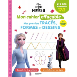 Mes premiers tracés- formes et dessins Maternelle TPS-PS-MS-GS. La Reine des neiges II