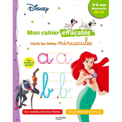 J'écris les lettres minuscules MS-GS Disney
