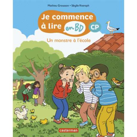 Je commence à lire en BD - CP - Un monstre à l'école