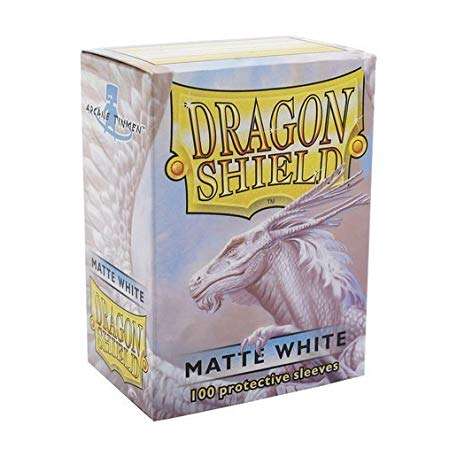 100x Dragon Shield MATTE - MTG 63.5x88 WHITE