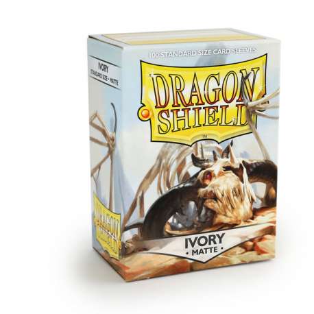 100x Dragon Shield MATTE - MTG 63.5x88 IVORY