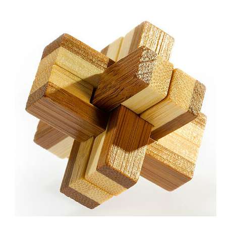 mini casse-tête 3D bamboo