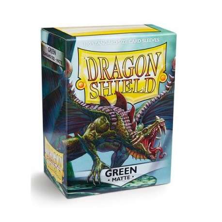 100x Dragon Shield MATTE - MTG 63.5x88 GREEN