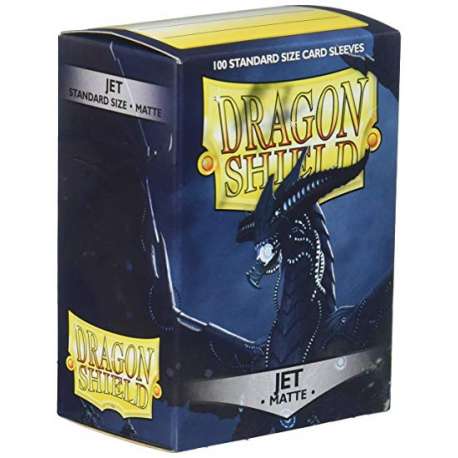 100x Dragon Shield MATTE - MTG 63.5x88 JET