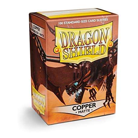 100x Dragon Shield MATTE - MTG 63.5x88 COPPER