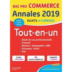 Annales Bac Pro commerce - Tout-en-un - Grand Format