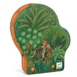 Puzzles silhouette - (54 pièces) Dans la Jungle