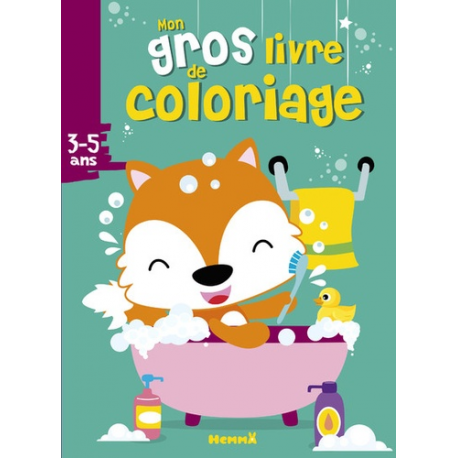 Mon gros livre de coloriage - Renard - Grand Format