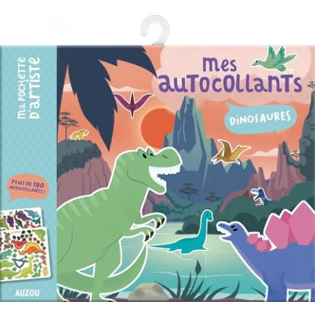 Mes autocollants Dinosaures - Avec plus de 180 autocollants ! - Grand Format