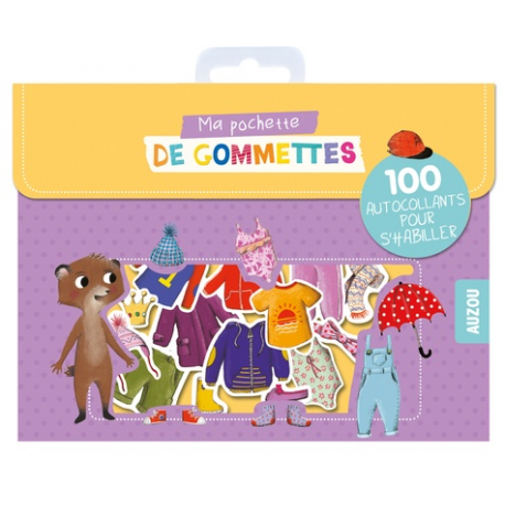 Ma pochette de gommettes - 100 gommettes l'école