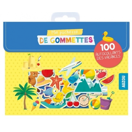 Ma pochette de gommettes - 100 autocollants des vacances - Grand Format