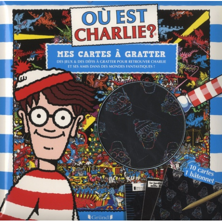 Où est Charlie ? - Mes cartes à gratter - Grand Format