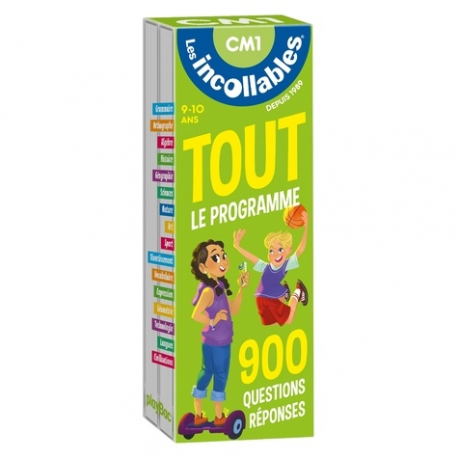 Tout le programme CM1, 9-10 ans - 900 questions réponses - Grand Format