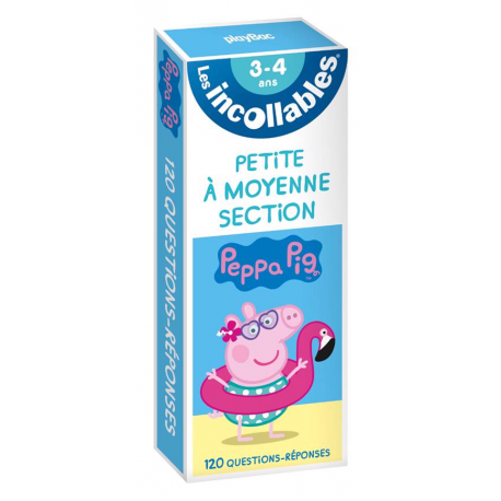 Les Incollables petite à moyenne section Peppa Pig - 120 questions-réponses - Grand Format