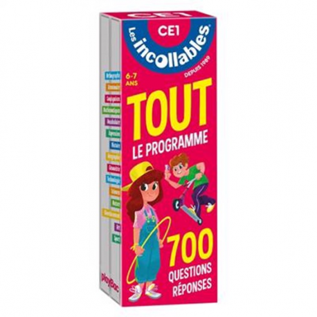 Tout le programme CE1, 7-8 ans - 700 questions réponses - Grand Format