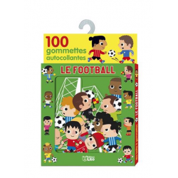 Le football - 100 gommettes autocollantes