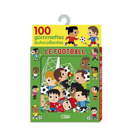 Le football - 100 gommettes autocollantes 