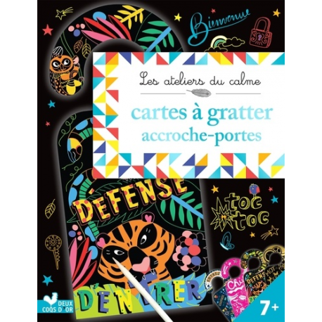 Cartes à gratter accroche-portes