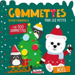 Noël - Gommettes repositionnables pour les petits. Avec + de 300 gommettes - Album