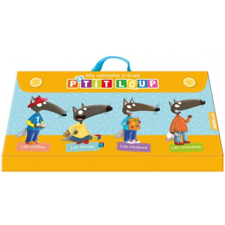 J'apprends avec P'tit Loup - Chiffres, formes, couleurs, contraires