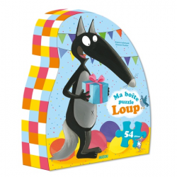 Ma boîte puzzle Loup - 54 pièces