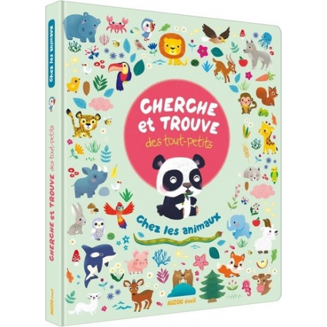 Cherche et trouve des tout-petits chez les animaux - Grand Format