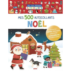 Mes 500 autocollants Noël - Avec un cahier détachable - Album