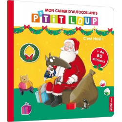Mon cahier d'autocollants P'tit Loup C'est Noël ! - + de 80 stickers - Album