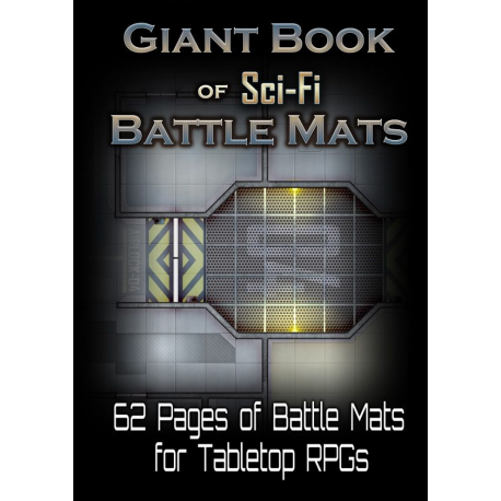 Livre plateau de jeu : Giant Book of Sci-Fi Battle Mats (A3)
