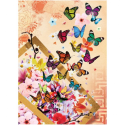 (500 pièces) - Papillons