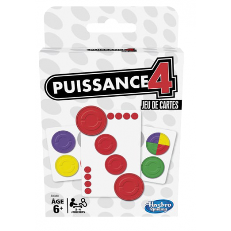 Puissance 4, le jeu de cartes