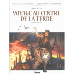 Grands Classiques de la littérature en bande dessinée (Les) (Glénat/Le Monde) - Tome 5 - Voyage au Centre de la Terre
