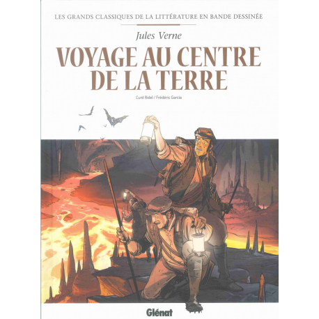 Grands Classiques de la littérature en bande dessinée (Les) (Glénat/Le Monde) - Tome 5 - Voyage au Centre de la Terre