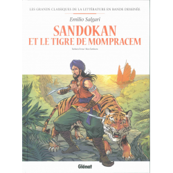 Grands Classiques de la littérature en bande dessinée (Les) (Glénat/Le Monde) - Tome 35 - Sandokan et le Tigre de Monpracem