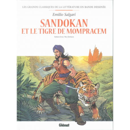 Grands Classiques de la littérature en bande dessinée (Les) (Glénat/Le Monde) - Tome 35 - Sandokan et le Tigre de Monpracem
