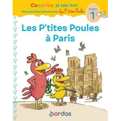 Cocorico Je sais lire ! Les P'tites Poules à Paris - Niveau 1 - Grand Format