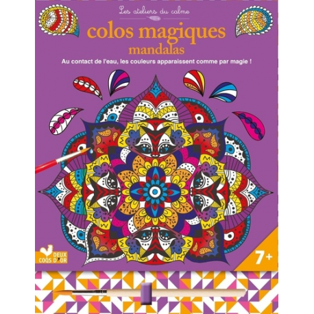 Colos magiques mandalas - Avec 1 pinceau - Album
