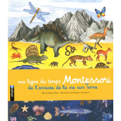 Ma ligne du temps Montessori - De l'arrivée de la vie sur Terre