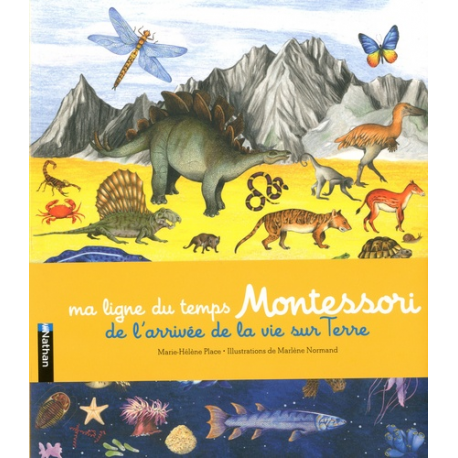 Ma ligne du temps Montessori - De l'arrivée de la vie sur Terre