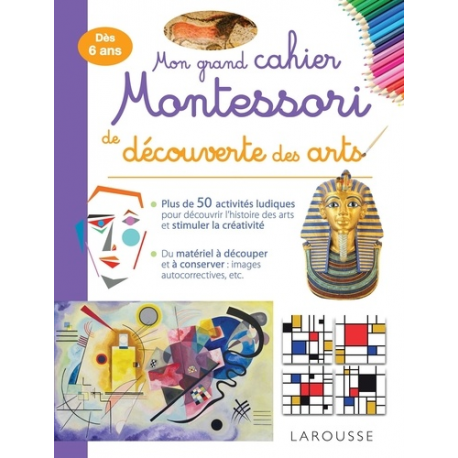 Mon grand cahier Montessori de découverte des arts - Grand Format