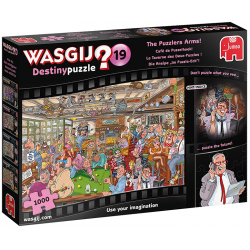 (1000 pièces) - Puzzle WASGIJ Destiny 19 - La taverne des deux puzzles