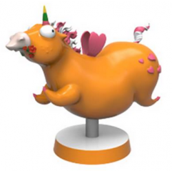 Unicorn Fever : Figurine Carmen (orange)