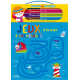 Jeux & coloriages à la mer - Avec 8 couleurs de feutres - Grand Format