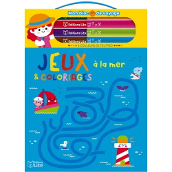 Jeux & coloriages à la mer - Avec 8 couleurs de feutres - Grand Format